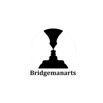 an image of bridgeman arts logo in black and white